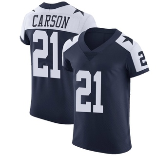 Elite Caelen Carson Men's Dallas Cowboys Alternate Vapor Untouchable Jersey - Navy