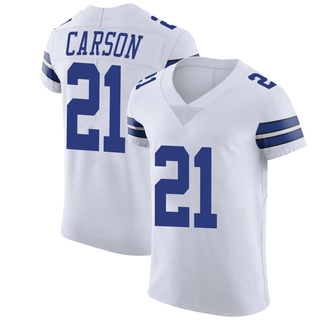 Elite Caelen Carson Men's Dallas Cowboys Vapor Untouchable Jersey - White