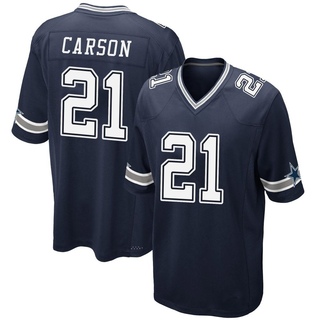 Game Caelen Carson Men's Dallas Cowboys Team Color Jersey - Navy