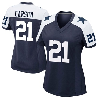 Game Caelen Carson Women's Dallas Cowboys Alternate Jersey - Navy