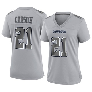 Game Caelen Carson Women's Dallas Cowboys Atmosphere Fashion Jersey - Gray