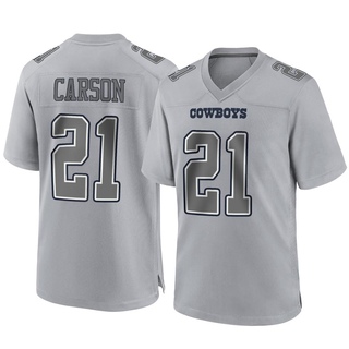 Game Caelen Carson Youth Dallas Cowboys Atmosphere Fashion Jersey - Gray