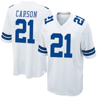 Game Caelen Carson Youth Dallas Cowboys Jersey - White