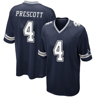 Game Dak Prescott Men's Dallas Cowboys Team Color Jersey - Navy