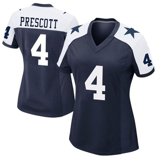 Game Dak Prescott Women's Dallas Cowboys Alternate Jersey - Navy