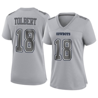 Game Jalen Tolbert Women's Dallas Cowboys Atmosphere Fashion Jersey - Gray