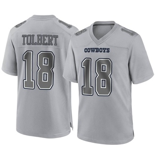 Game Jalen Tolbert Youth Dallas Cowboys Atmosphere Fashion Jersey - Gray