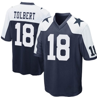 Game Jalen Tolbert Youth Dallas Cowboys Throwback Jersey - Navy Blue