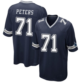 Game Jason Peters Youth Dallas Cowboys Team Color Jersey - Navy