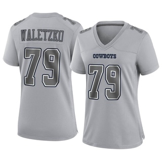 Game Matt Waletzko Women's Dallas Cowboys Atmosphere Fashion Jersey - Gray