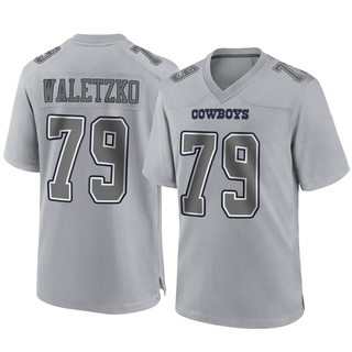 Game Matt Waletzko Youth Dallas Cowboys Atmosphere Fashion Jersey - Gray