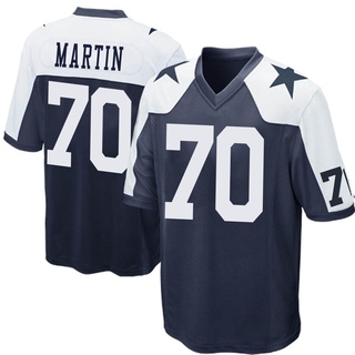 Game Zack Martin Men's Dallas Cowboys Throwback Jersey - Navy Blue