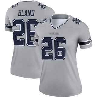 Legend DaRon Bland Women's Dallas Cowboys Inverted Jersey - Gray