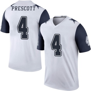 Legend Dak Prescott Men's Dallas Cowboys Color Rush Jersey - White