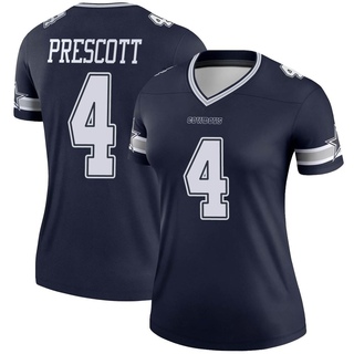Legend Dak Prescott Women's Dallas Cowboys Jersey - Navy