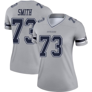 Legend Tyler Smith Women's Dallas Cowboys Inverted Jersey - Gray