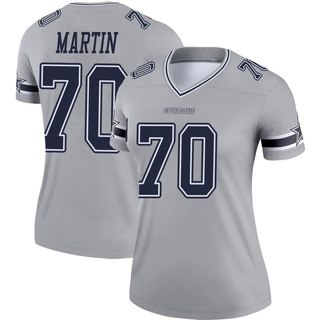 Legend Zack Martin Women's Dallas Cowboys Inverted Jersey - Gray