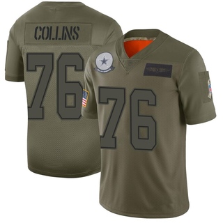 Limited Aviante Collins Men's Dallas Cowboys 2019 Salute to Service Jersey - Camo