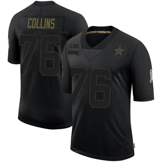 Limited Aviante Collins Youth Dallas Cowboys 2020 Salute To Service Jersey - Black