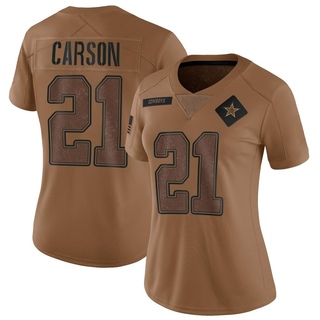 Limited Caelen Carson Women's Dallas Cowboys 2023 Salute To Service Jersey - Brown