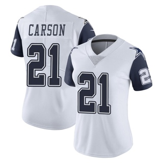 Limited Caelen Carson Women's Dallas Cowboys Color Rush Vapor Untouchable Jersey - White