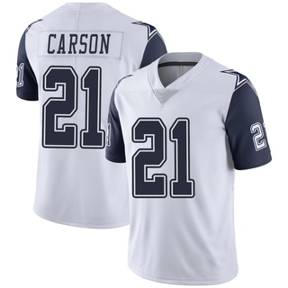 Limited Caelen Carson Youth Dallas Cowboys Color Rush Vapor Untouchable Jersey - White