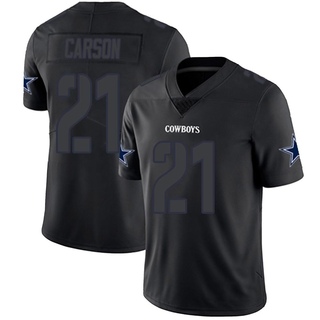 Limited Caelen Carson Youth Dallas Cowboys Jersey - Black Impact