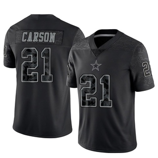 Limited Caelen Carson Youth Dallas Cowboys Reflective Jersey - Black