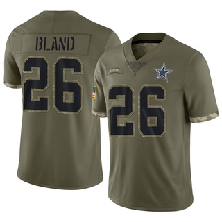 Limited DaRon Bland Men's Dallas Cowboys 2022 Salute To Service Jersey - Olive