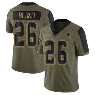 Limited DaRon Bland Youth Dallas Cowboys 2021 Salute To Service Jersey - Olive