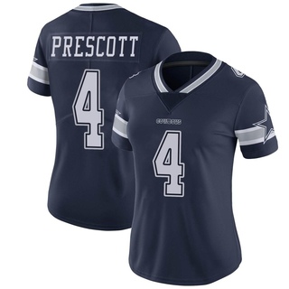 Limited Dak Prescott Women's Dallas Cowboys Team Color Vapor Untouchable Jersey - Navy