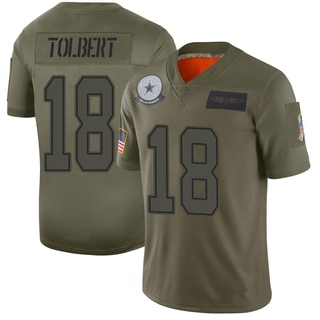 Limited Jalen Tolbert Youth Dallas Cowboys 2019 Salute to Service Jersey - Camo