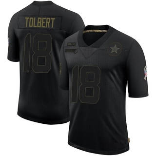 Limited Jalen Tolbert Youth Dallas Cowboys 2020 Salute To Service Jersey - Black