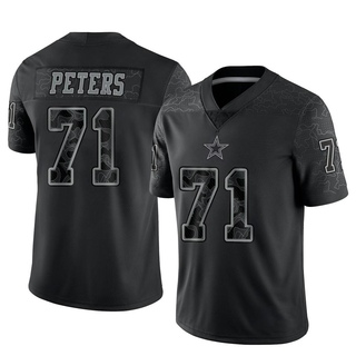 Limited Jason Peters Men's Dallas Cowboys Reflective Jersey - Black