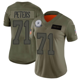 Limited Jason Peters Women's Dallas Cowboys 2019 Salute to Service Jersey - Camo