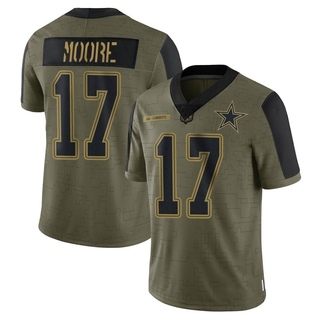 Limited Kellen Moore Men's Dallas Cowboys 2021 Salute To Service Jersey - Olive