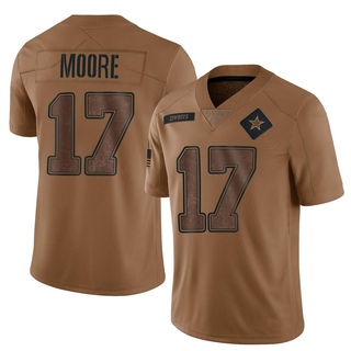 Limited Kellen Moore Men's Dallas Cowboys 2023 Salute To Service Jersey - Brown