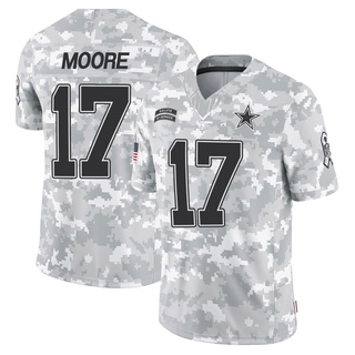 Limited Kellen Moore Men's Dallas Cowboys 2024 Salute to Service Jersey - Arctic Camo