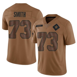 Limited Tyler Smith Men's Dallas Cowboys 2023 Salute To Service Jersey - Brown