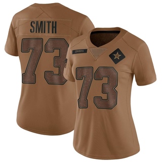 Limited Tyler Smith Women's Dallas Cowboys 2023 Salute To Service Jersey - Brown