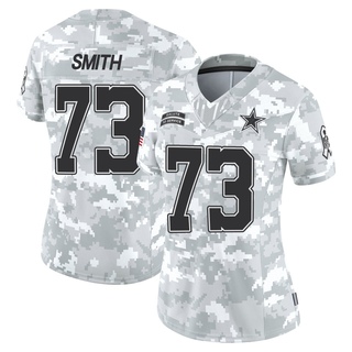 Limited Tyler Smith Women's Dallas Cowboys 2024 Salute to Service Jersey - Arctic Camo