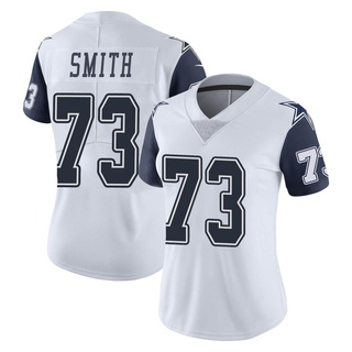 Limited Tyler Smith Women's Dallas Cowboys Color Rush Vapor Untouchable Jersey - White