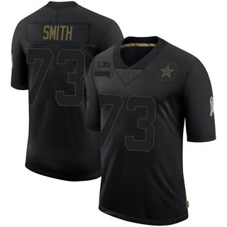 Limited Tyler Smith Youth Dallas Cowboys 2020 Salute To Service Jersey - Black
