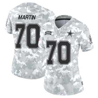 Limited Zack Martin Women's Dallas Cowboys 2024 Salute to Service Jersey - Arctic Camo